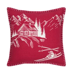Coussin Et Housse|STOF Coussin Carré Coton (45 x 45 cm) Villard Rouge