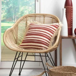 Coussin Et Housse|douceur d'intu017drieur Coussin carré coton (40 x 40 cm) Atlas Terracotta