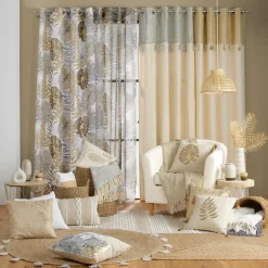 Coussin Et Housse|douceur d'intu017drieur Coussin carré coton (40 x 40 cm) Blanca Beige