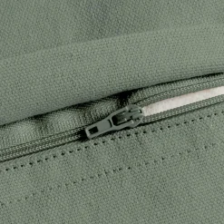 Coussin Et Housse|EMINZA Coussin carré coton (45 x 45 cm) Pixel franges Vert kaki