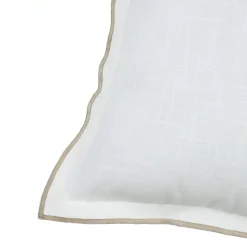 Coussin Et Housse|STOF Coussin carré coton (45 x 45 cm) Helios Blanc