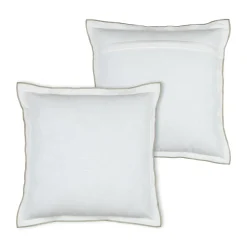 Coussin Et Housse|STOF Coussin carré coton (45 x 45 cm) Helios Blanc
