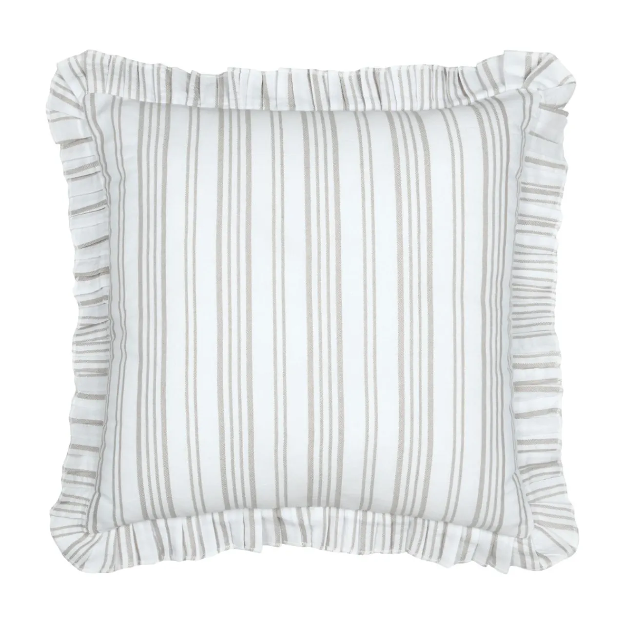 Coussin Et Housse|STOF Coussin carré coton (50 x 50 cm) Joséphine Ecru
