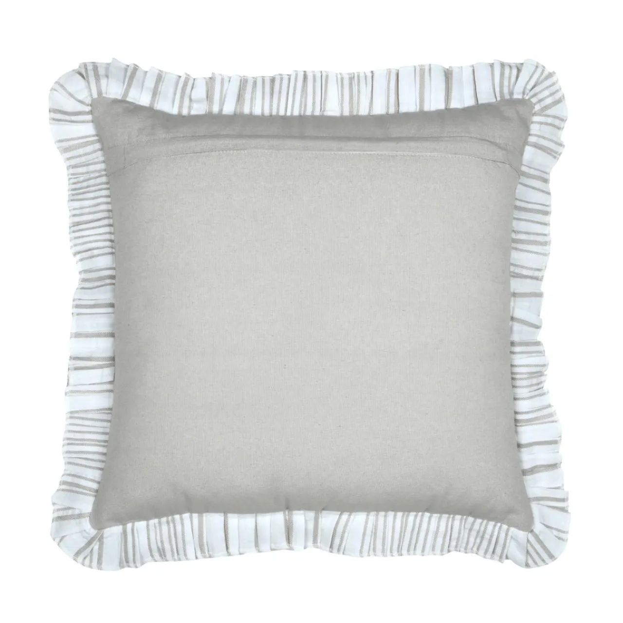 Coussin Et Housse|STOF Coussin carré coton (50 x 50 cm) Joséphine Ecru