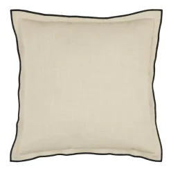 Coussin Et Housse|STOF Coussin carré coton (45 x 45 cm) Helios Ecru