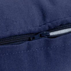 Coussin Et Housse|EMINZA Coussin carré coton (60 x 60 cm) Pixel Bleu marine