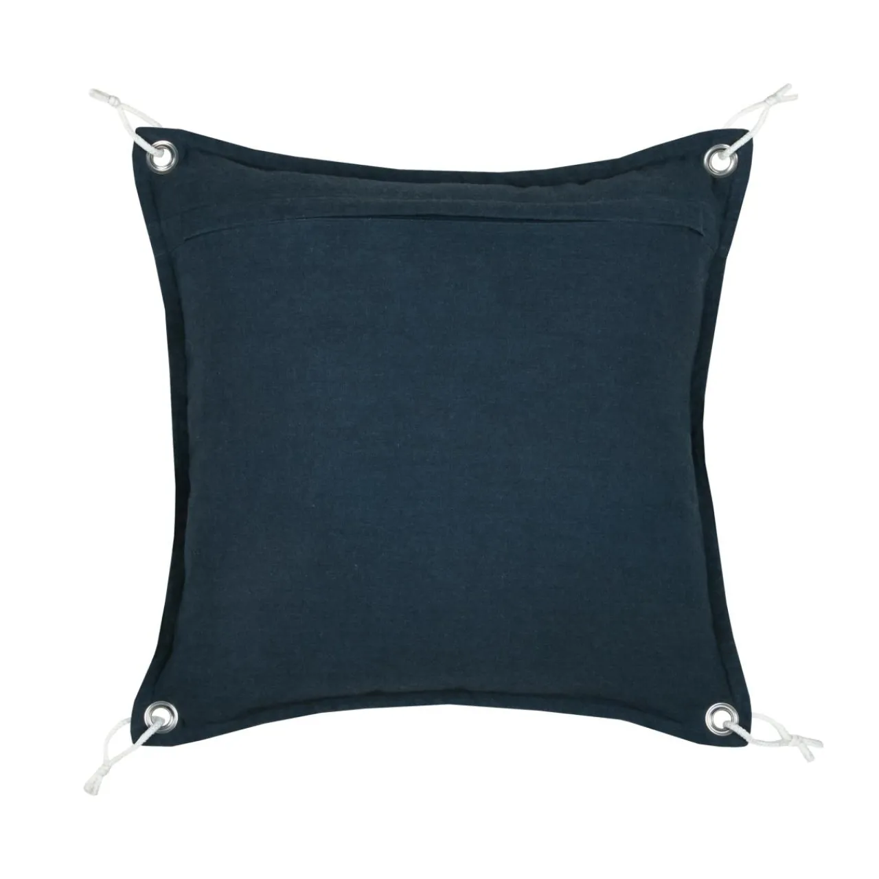 Coussin Et Housse|STOF Coussin carré coton (50 x 50 cm) Bordemer Bleu marine