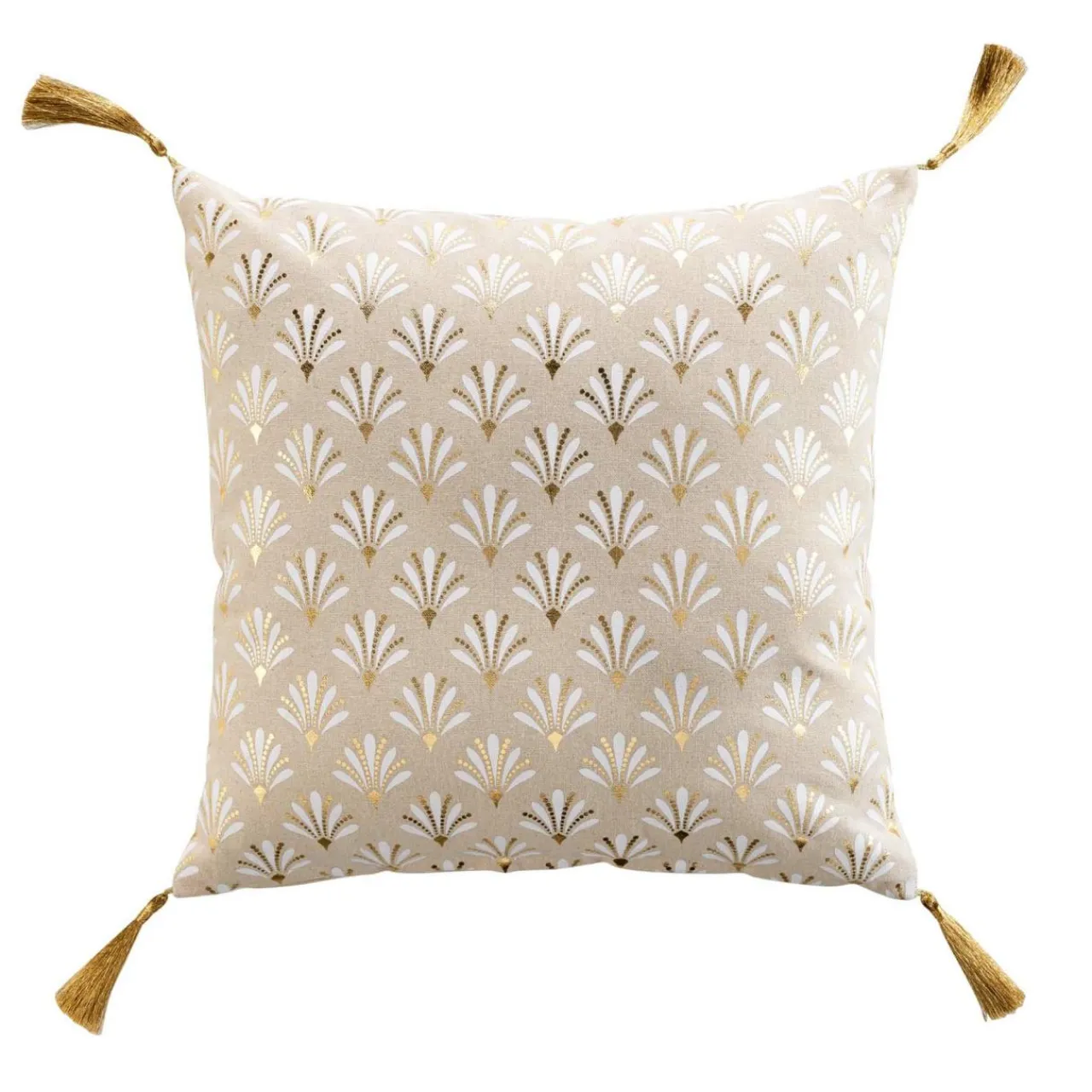 Coussin Et Housse|douceur d'intu017drieur Coussin carré coton (40 x 40 cm) Rafina Beige