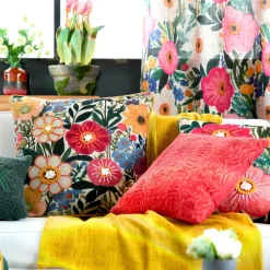 Coussin Et Housse|STOF Coussin carré coton (50 x 50 cm) Betty Multicolore