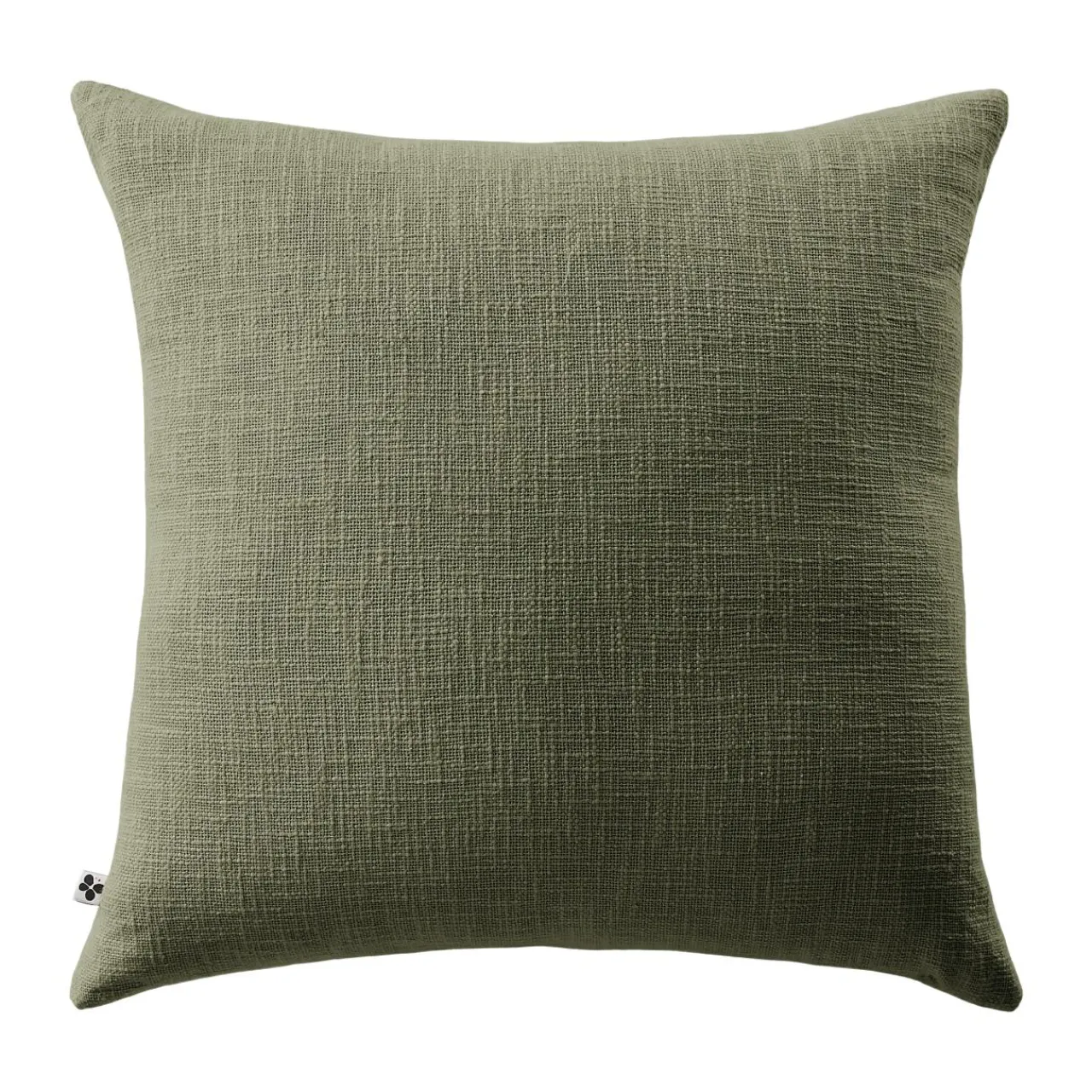 Coussin Et Housse|L'EFFET PAPILLON Coussin carré coton (60 x 60 cm) Sixtine Vert romarin
