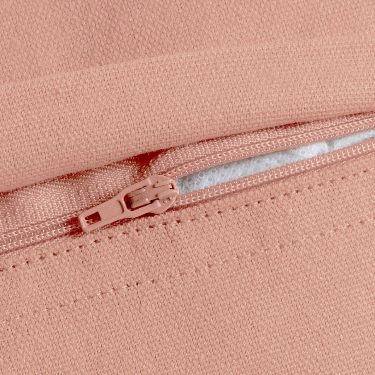 Coussin Et Housse|EMINZA Coussin carré coton (40 x 40 cm) Pixel Rose Pêche