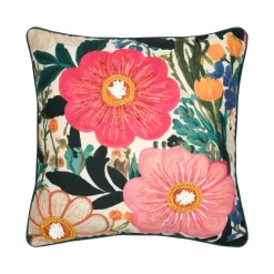 Coussin Et Housse|STOF Coussin carré coton (45 x 45 cm) Betty Multicolore