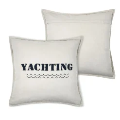 Coussin Et Housse|STOF Coussin carré coton (50 x 50 cm) Fregate Beige