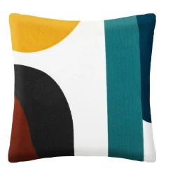 Coussin Et Housse|ATMOSPHERA Coussin carré coton (45 x 45 cm) Hary Multicolore