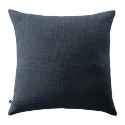 Coussin Et Housse|L'EFFET PAPILLON Coussin carré coton (60 x 60 cm) Sixtine Bleu nuit