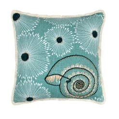 Coussin Et Housse|STOF Coussin carré en coton (45 x 45 cm) Barbade Vert céladon