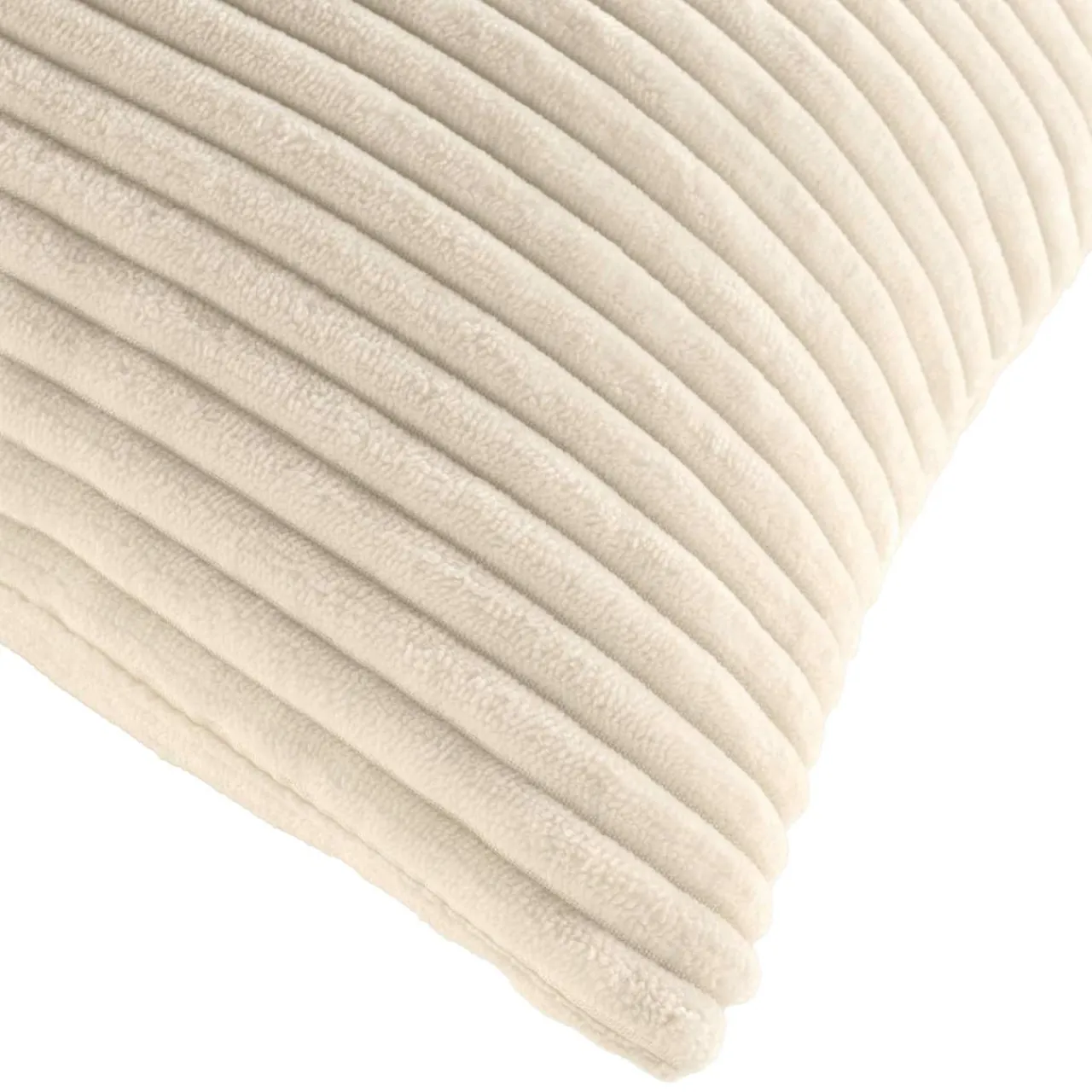 Coussin Et Housse|douceur d'intu017drieur Coussin carré en flanelle relief (45 x 45 cm) Nils Ecru