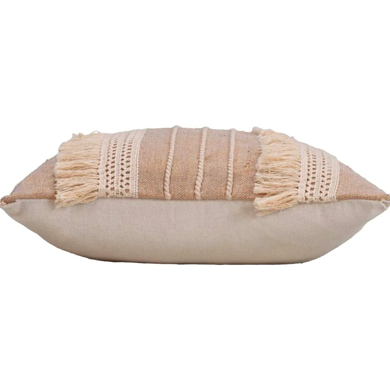 Coussin Et Housse|douceur d'intu017drieur Coussin carré en jute et coton (45 x 45 cm) Cirrus Beige