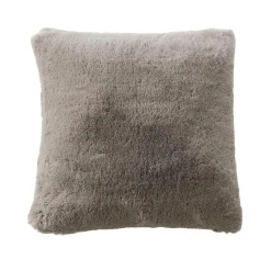 Coussin Et Housse|EMINZA Coussin carré fausse fourrure (45 x 45 cm) Finn Taupe
