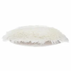 Coussin Et Housse|ATMOSPHERA Coussin carré fausse fourrure (40 x 40 cm) Oslo Ivoire