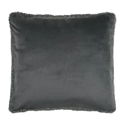 Coussin Et Housse|STOF Coussin carré fausse fourrure (50 x 50 cm) Dudley souris Gris