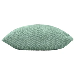 Coussin Et Housse|douceur d'intu017drieur Coussin carré flanelle relief (45 x 45 cm) Flanela Vert kaki