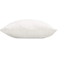 Coussin Et Housse|douceur d'intu017drieur Coussin carré flanelle relief (45 x 45 cm) Nils Blanc