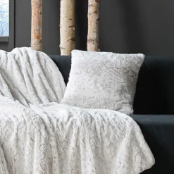 Coussin Et Housse|douceur d'intu017drieur Coussin carré imitation fourrure (45 x 45 cm) Alaska Ecru