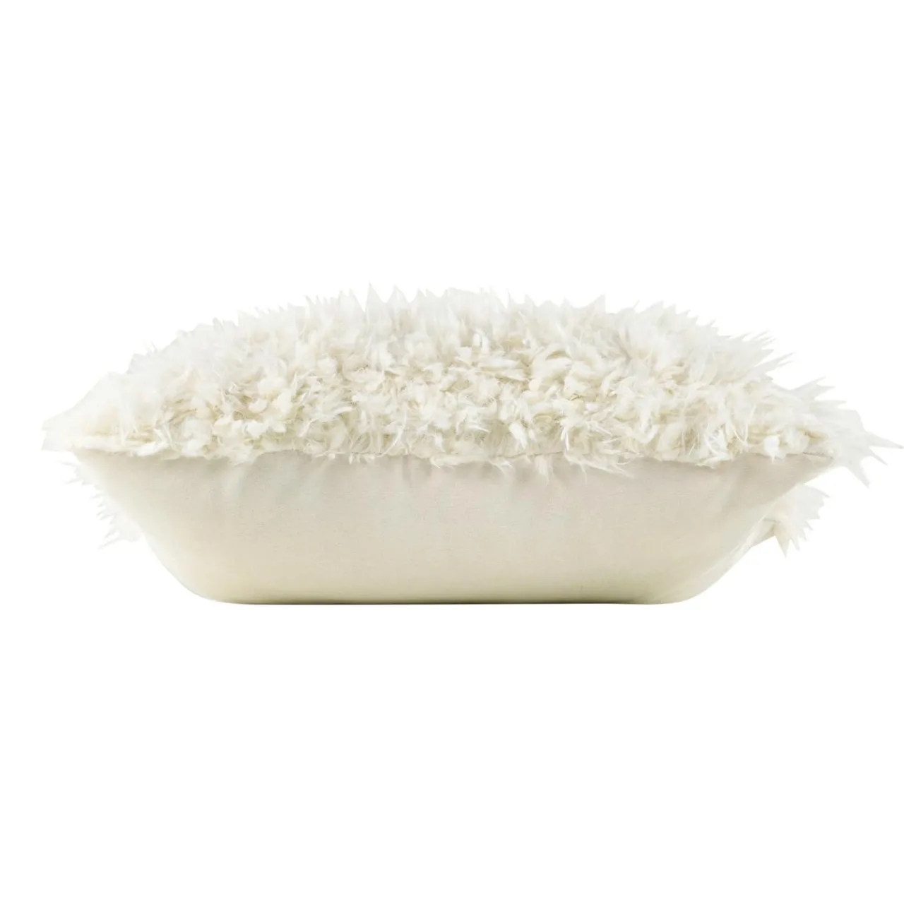 Coussin Et Housse|douceur d'intu017drieur Coussin carré imitation fourrure (45 x 45 cm) Mouton Ecru