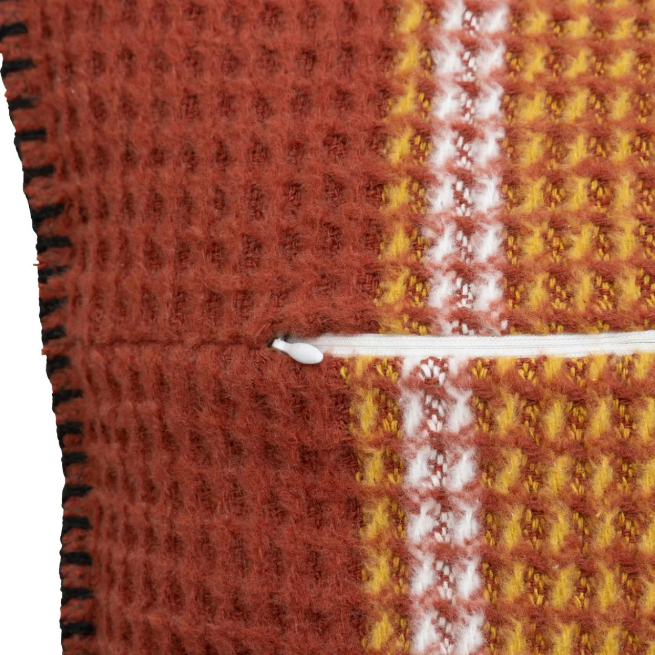 Coussin Et Housse|Atmosphera, cru017dateur d'intu017drieur Coussin carré nid d'abeille (45 x 45 cm) Owen Terracotta