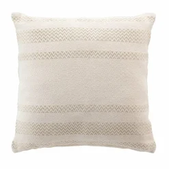 Coussin Et Housse|DOUCEUR D'INTERIEUR Coussin carré polycoton (40 x 40 cm) Doreline Ecru