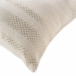 Coussin Et Housse|DOUCEUR D'INTERIEUR Coussin carré polycoton (40 x 40 cm) Doreline Ecru
