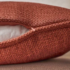 Coussin Et Housse|EMINZA Coussin carré tissé (45 x 45 cm) Alba Terracotta