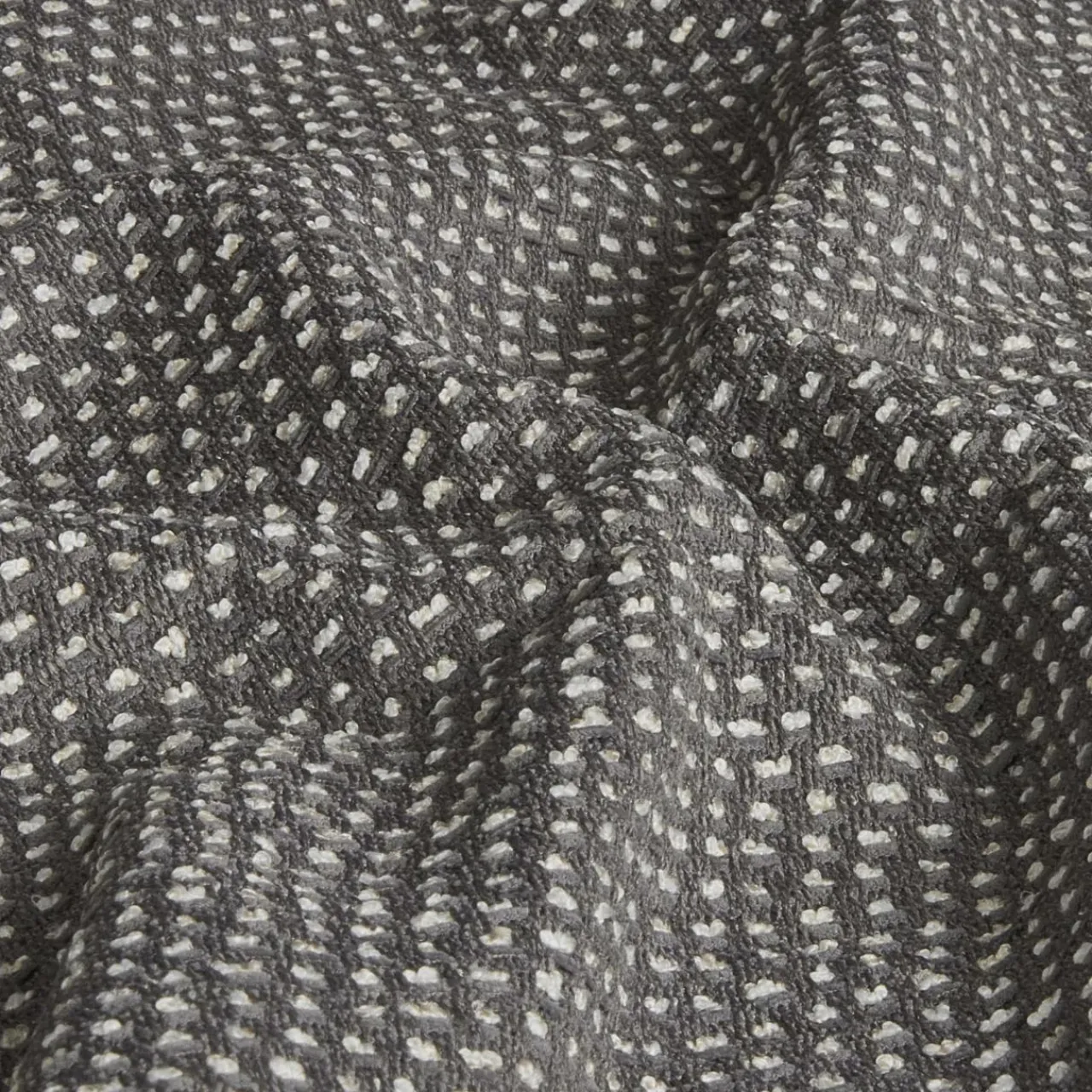 Coussin Et Housse|EMINZA Coussin carré tissé (50 x 50 cm) Oscar Gris Anthracite