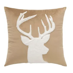 Coussin Et Housse|douceur d'intu017drieur Coussin carré velours (45 x 45 cm) Vik sable Beige