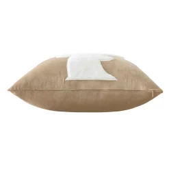 Coussin Et Housse|douceur d'intu017drieur Coussin carré velours (45 x 45 cm) Vik sable Beige