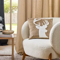 Coussin Et Housse|douceur d'intu017drieur Coussin carré velours (45 x 45 cm) Vik sable Beige