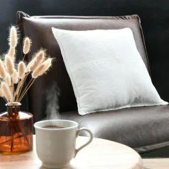 Coussin Et Housse|STOF Coussin carré velours (45 x 45 cm) Dandy Ecru