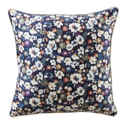 Coussin Et Housse|EMINZA Coussin carré velours (50 x 50 cm) Dolores Bleu