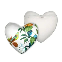 Coussin Et Housse|STOF Coussin cœur coton (40 x 40 cm) Emmy Ecru