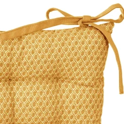 Galette De Chaise|ATMOSPHERA Coussin de chaise carré (38 x 38 cm) Otto Jaune ocre