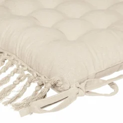 Galette De Chaise|ATMOSPHERA Coussin de chaise carré (40 x 40 cm) Minos Ivoire