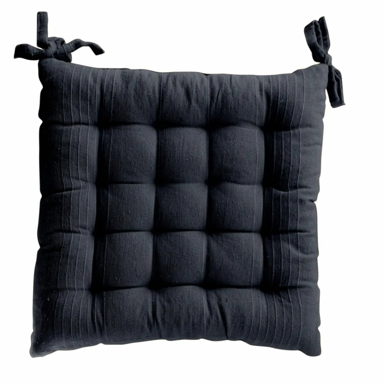 Galette De Chaise|ENJOY HOME Coussin de chaise carré (38 x 38 cm) Bombay Gris Anthracite
