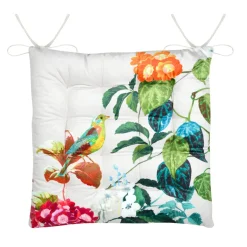 Galette De Chaise|STOF Coussin de chaise carré coton (38x38 cm) Emmy Ecru