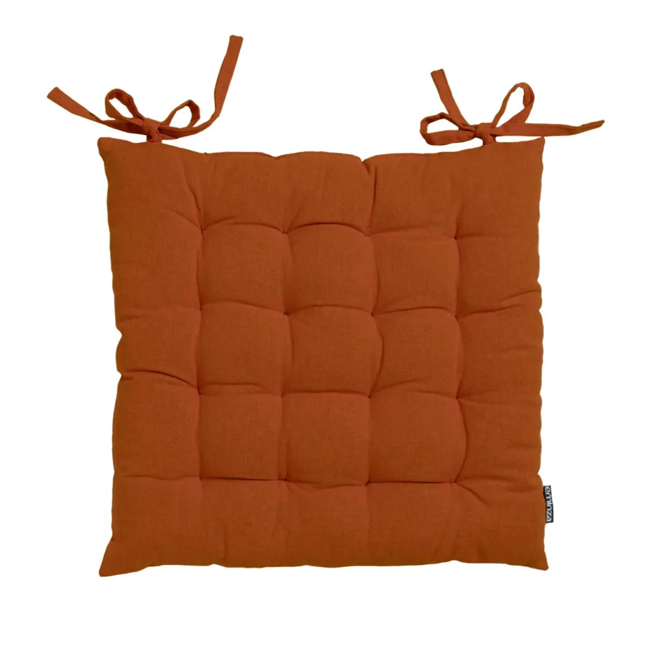 Galette De Chaise|EMINZA Coussin de chaise carré coton (40 x 40 cm) Pixel Terracotta