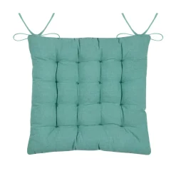 Galette De Chaise|STOF Coussin de chaise carré coton (38 x 38 cm) Barbade Ecru