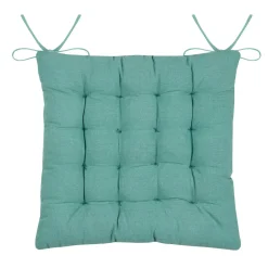 Galette De Chaise|STOF Coussin de chaise carré coton (38x38 cm) Barbade Vert céladon