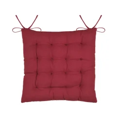 Galette De Chaise|STOF Coussin de chaise carré coton (38 x 38 cm) Valgenis Ecru