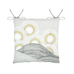 Galette De Chaise|STOF Coussin de chaise carré coton (38 x 38 cm) Yuki Beige