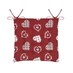 Galette De Chaise|STOF Coussin de chaise carré coton (40 x 40 cm) Ornon Rouge